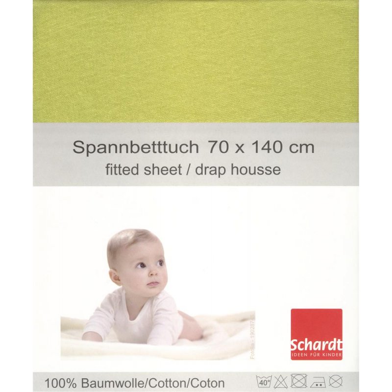 Jersey Spannbetttuch Gruen 70x140 cm_b2
